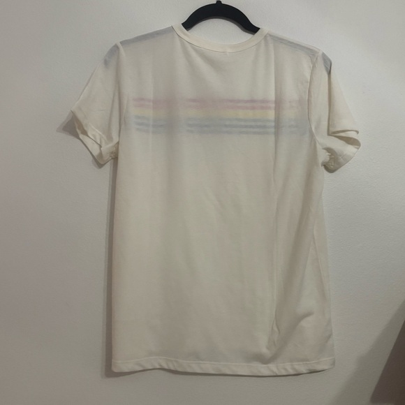 Marine Layer Rainbow Stripe Classic Tee Women’s Large – NWOT - Picture 8 of 8